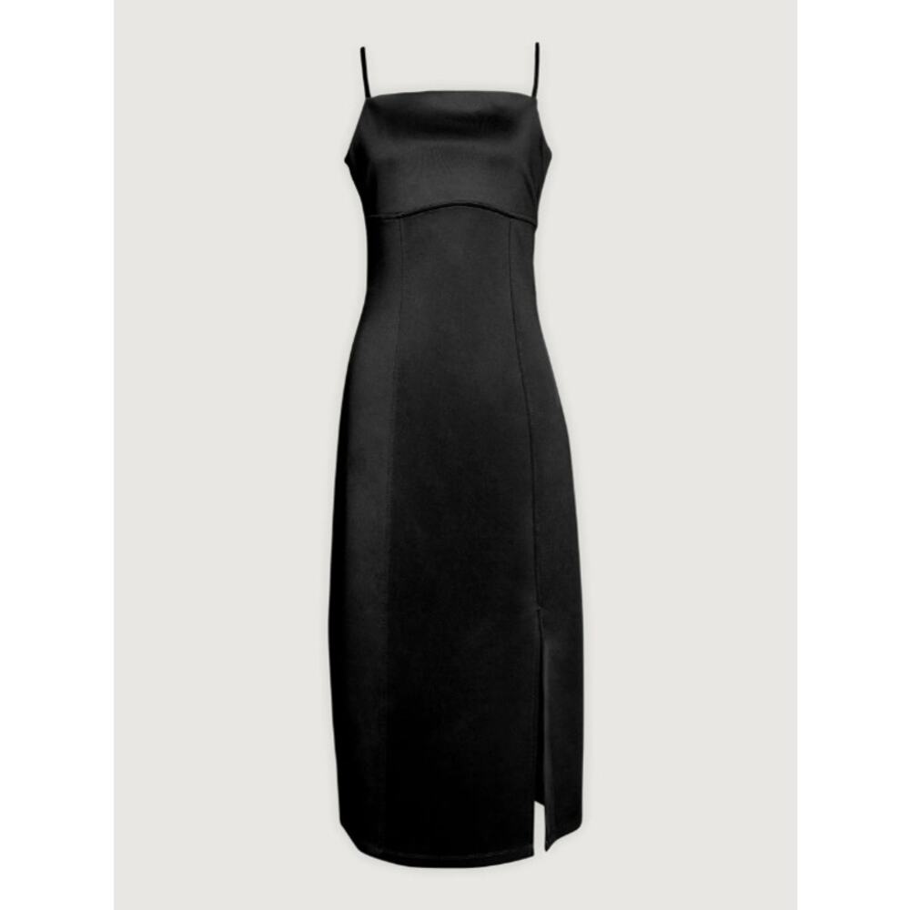 OAK & FORT Sz S Tailored Little Black Cocktail Dress LBD